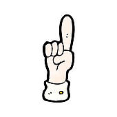 Pointing Finger.1 Clipart