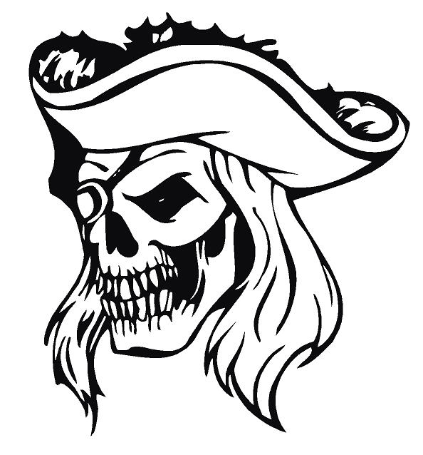 Pirate Skull | Free Download Clip Art | Free Clip Art | on Clipart ...