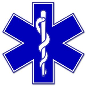 Star of Life medical EMS EMT paramedic medics sticker ...