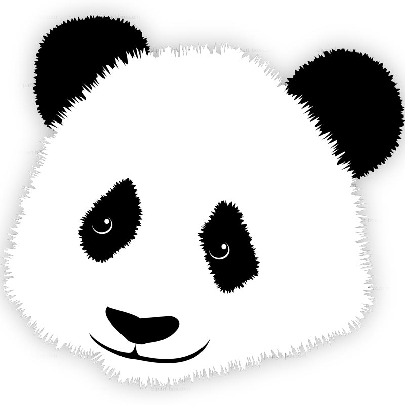 Panda clipart head