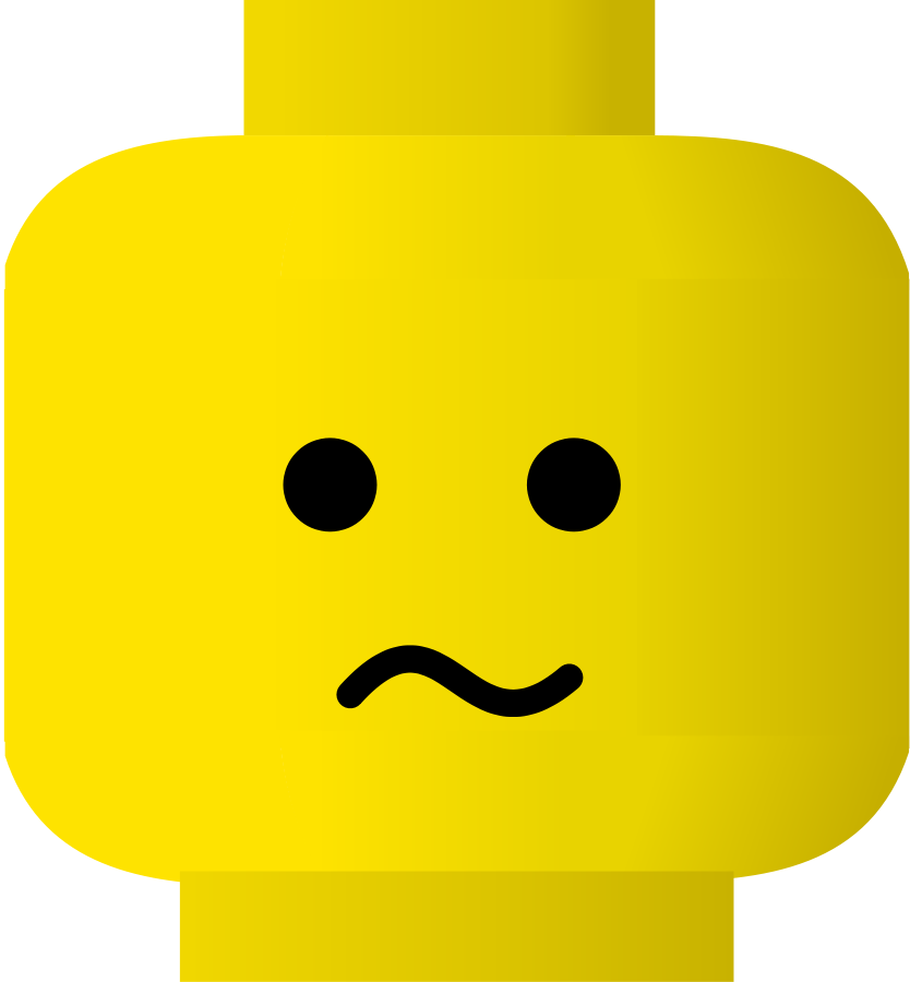 Smiley face on a computer clipart