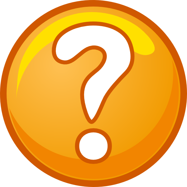 Animated clipart question mark