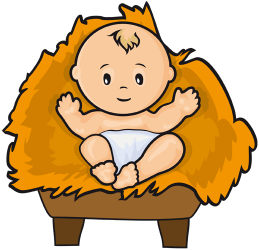 740 views Picture Of Baby Jesus In A Manger - ClipArt Best