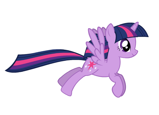 Alicorn Twilight Sparkle flying - Animated gif by Nicoboss143 on ...