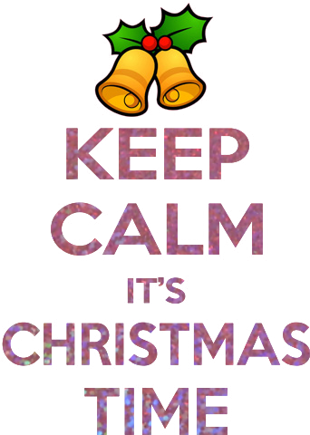 Keep Calm It's Christmas Time Bells Logo Kids T Shirt & Hoodies