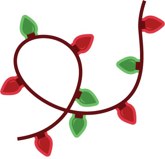 Christmas Lights Clipart Homemade