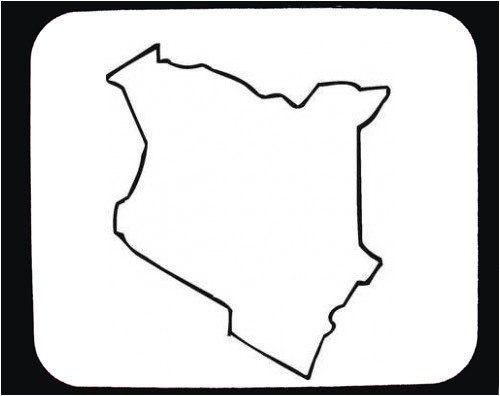 Kenya Outline Map - ClipArt Best