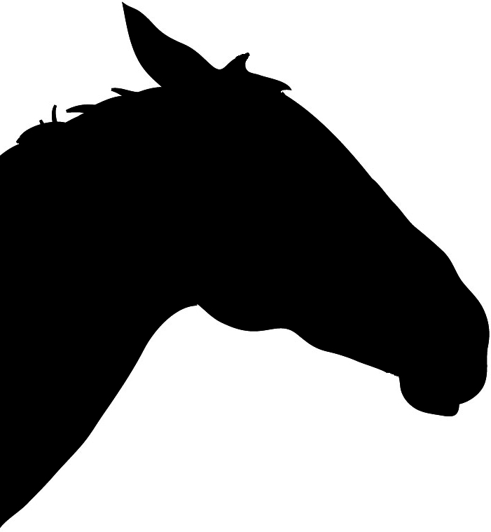 clipart horse head silhouette - photo #10