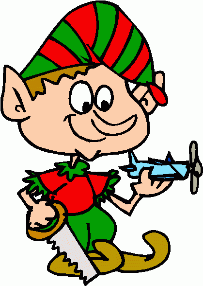 free clipart of christmas elves - photo #15