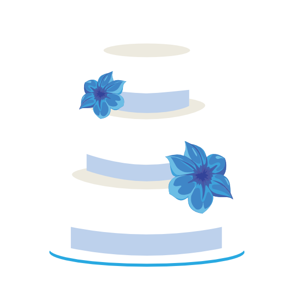 Wedding Cake clip art - vector clip art online, royalty free ...