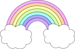 Images Of Rainbow-outline - ClipArt Best