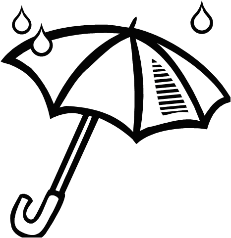 Large Umbrella Coloring Page | Coloring Pages