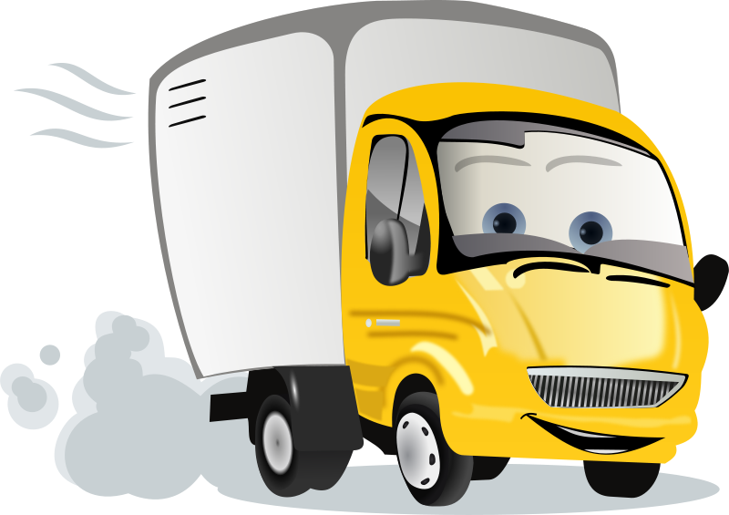 delivery van clipart free - photo #39