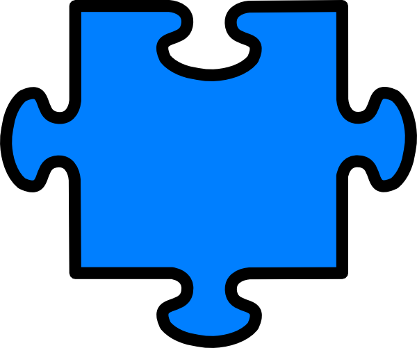 Autism Puzzle Piece Outline - ClipArt Best