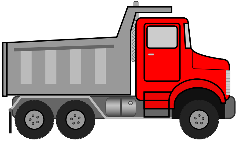 Clipart - Dump Truck