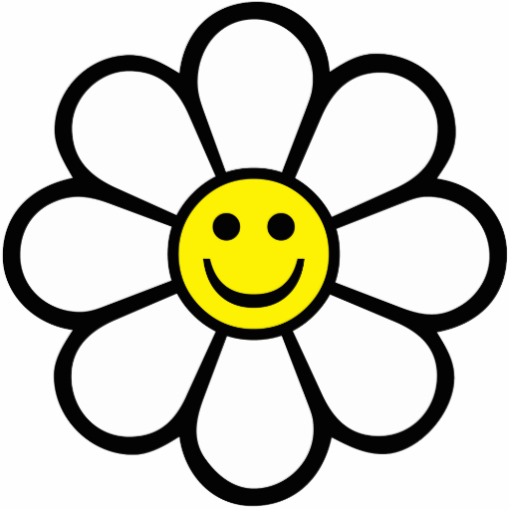 Smiley Daisy Photo Cutouts at Zazzle.