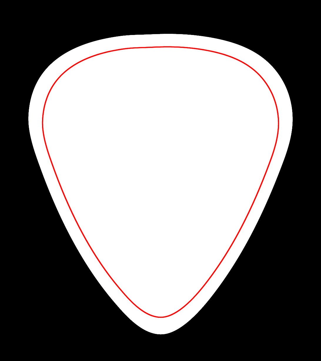 Best Photos of Guitar Pick Outline - Guitar Pick Template, Guitar ...