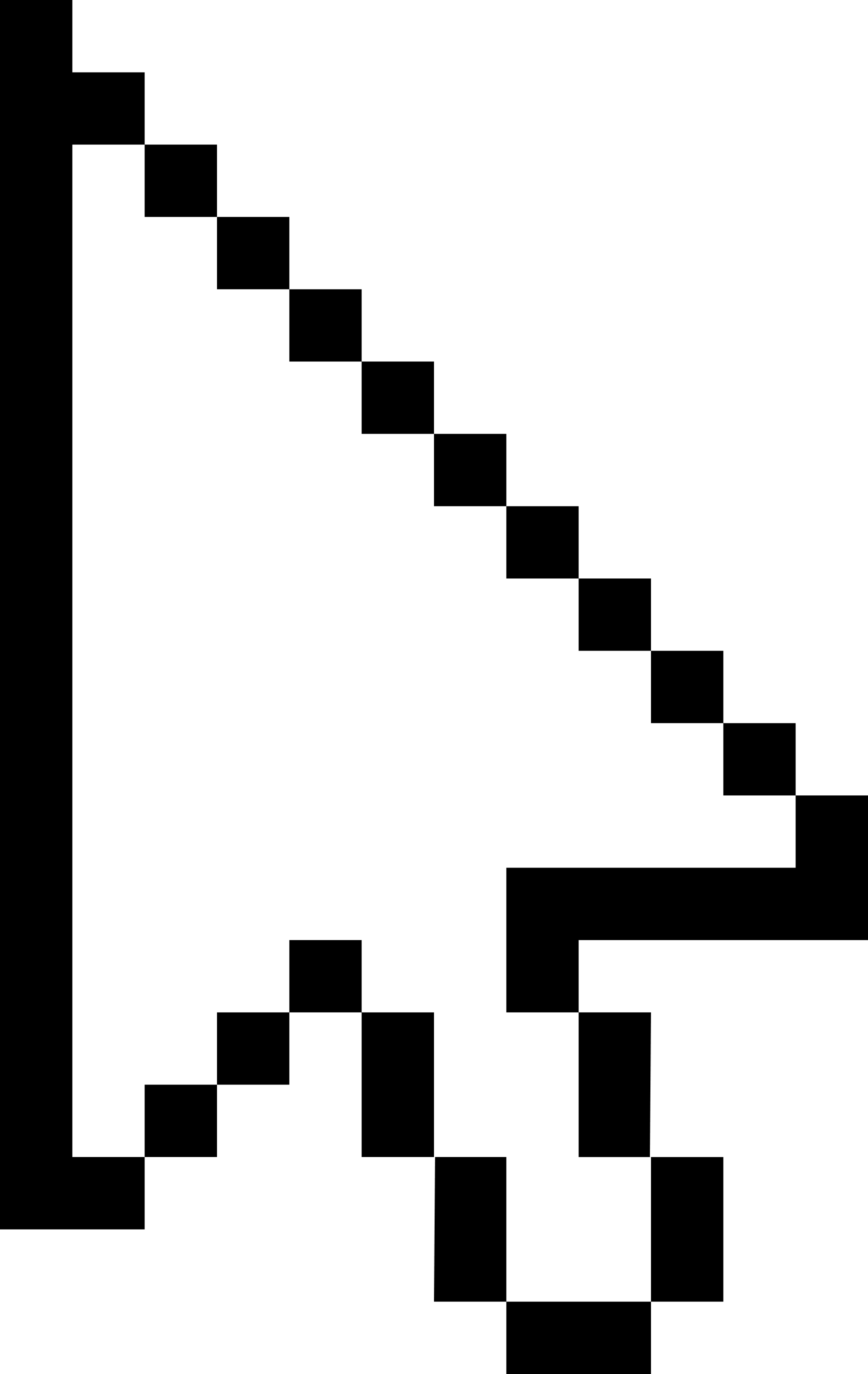 Pixel Cursor Arrow transparent PNG - StickPNG
