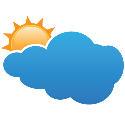 sunny to partly cloudy symbol icon | download free icons