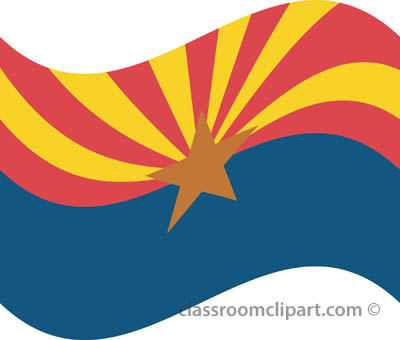 Arizona flag clipart