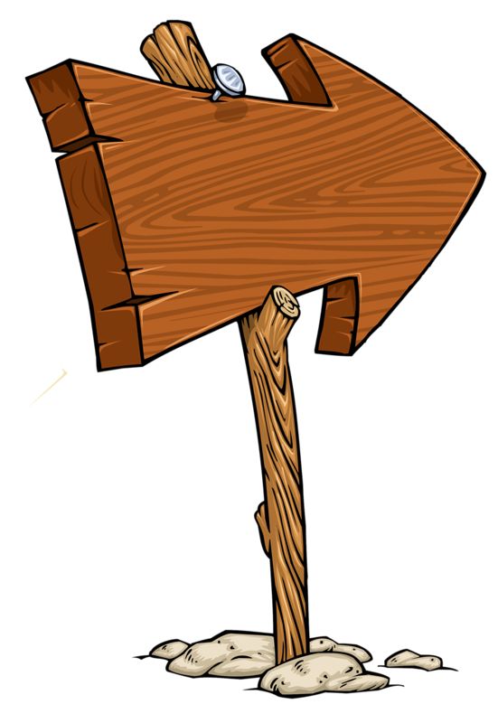 Wooden arrow blank sign dibujos arrows album and clipart image #23995