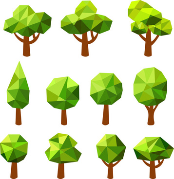 Vector simple shape tree free vector download (14,381 Free vector ...