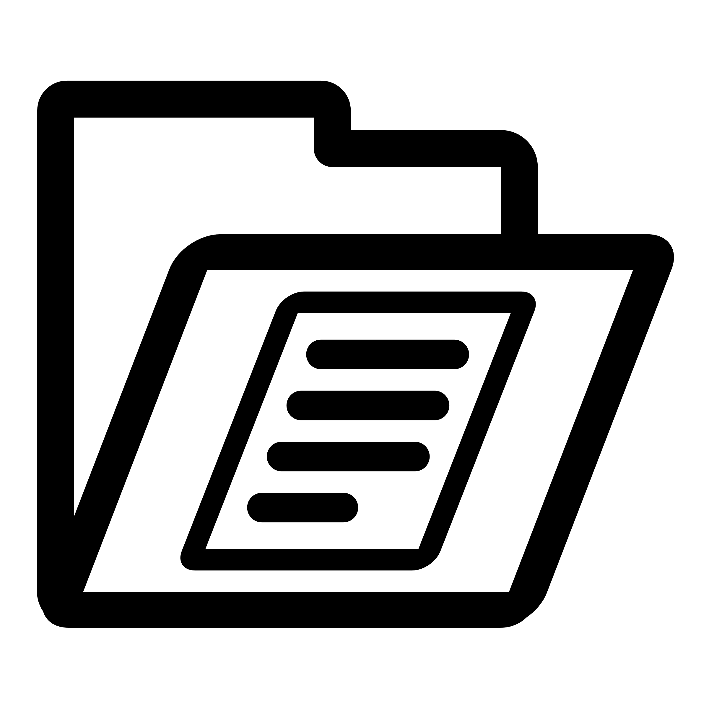 Clipart - mono folder documents