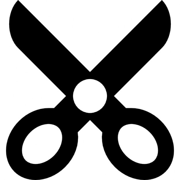 Scissors open silhouette Icons | Free Download