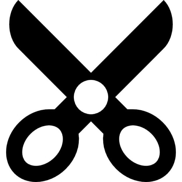 Scissors open silhouette Icons | Free Download