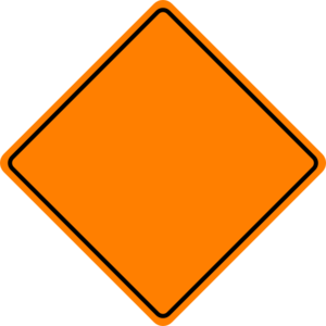 Blank Construction Signs Clipart