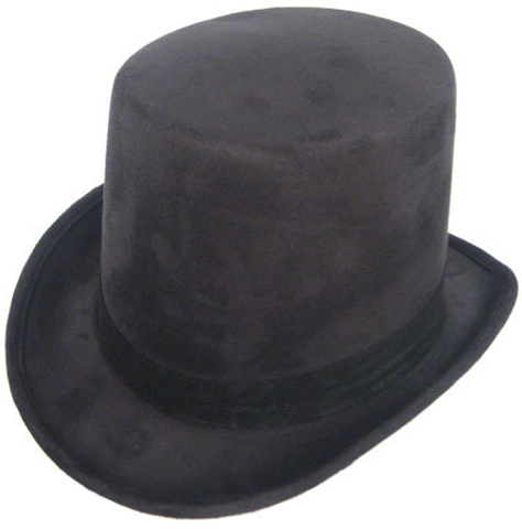 Victorian Hat - Victorian Top Hat - Victorian Hats - Black Top Hat ...
