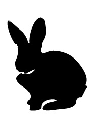 Rabbit silhouette PDSA Animal Welbeing (PAW) Report | Flickr ...