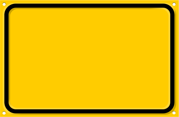 Road Sign Rectangal Blank Clip Art Download