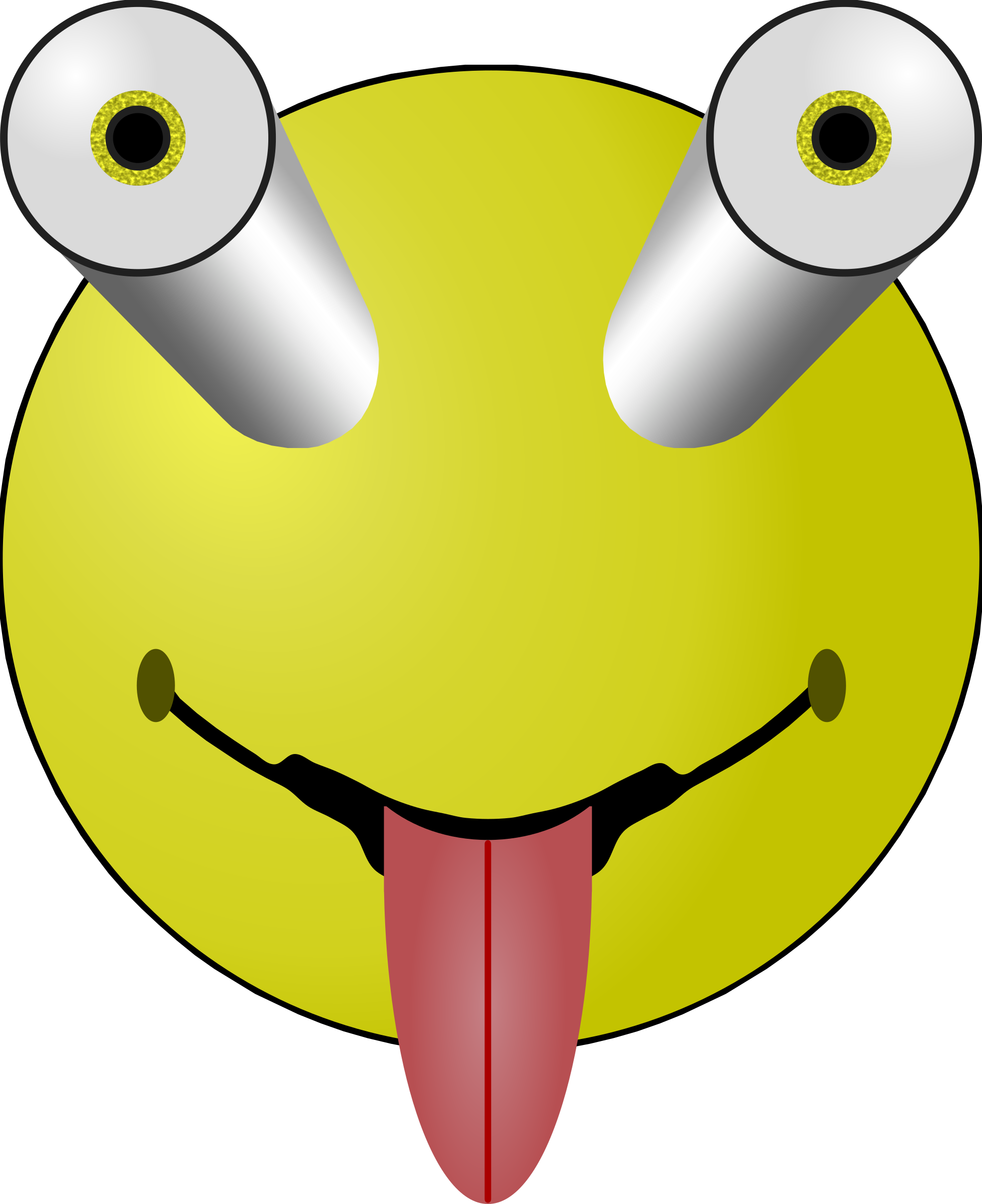 silly face clipart