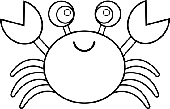 sea creature clipart black and white