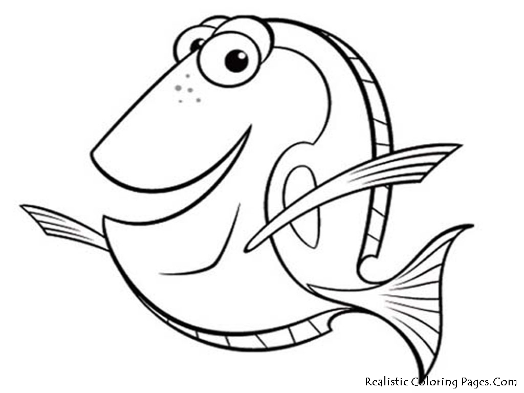 Fish Coloring Page - Printable Free Coloring Pages