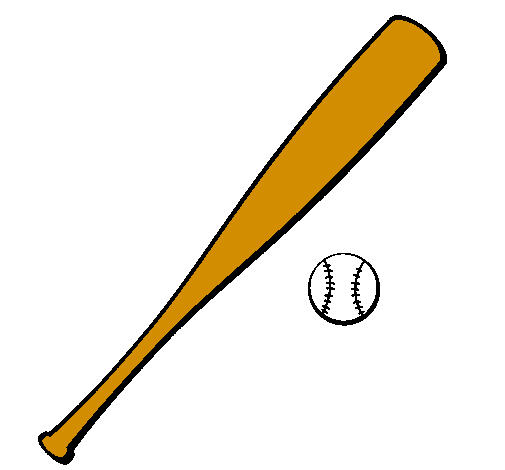Baseball Bat And Ball Clipart