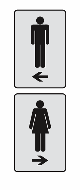 Restroom Signs | Mens Bathroom Signs | ADA Bathroom Signs