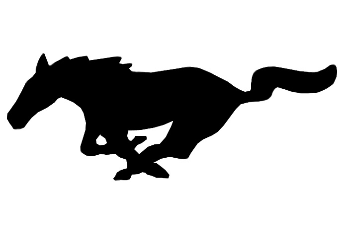Imgs For > Ford Mustang Logo Outline