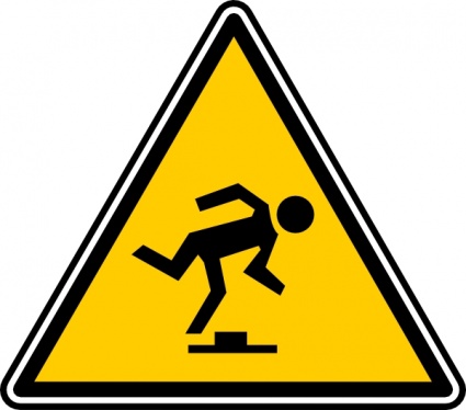Tripping Hazard clip art - Download free Sign & Symbol vectors