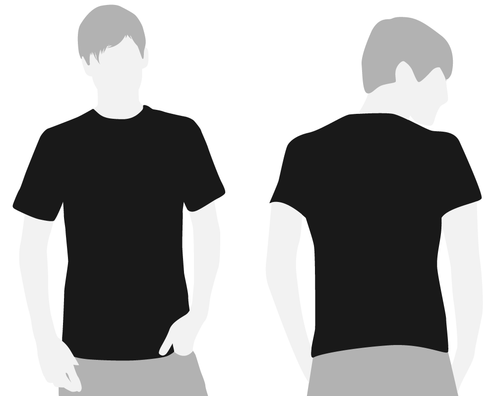 t shirt clipart front and back - photo #39