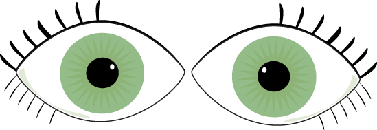 Green Eyes Clip Art Image - Free Clipart Images