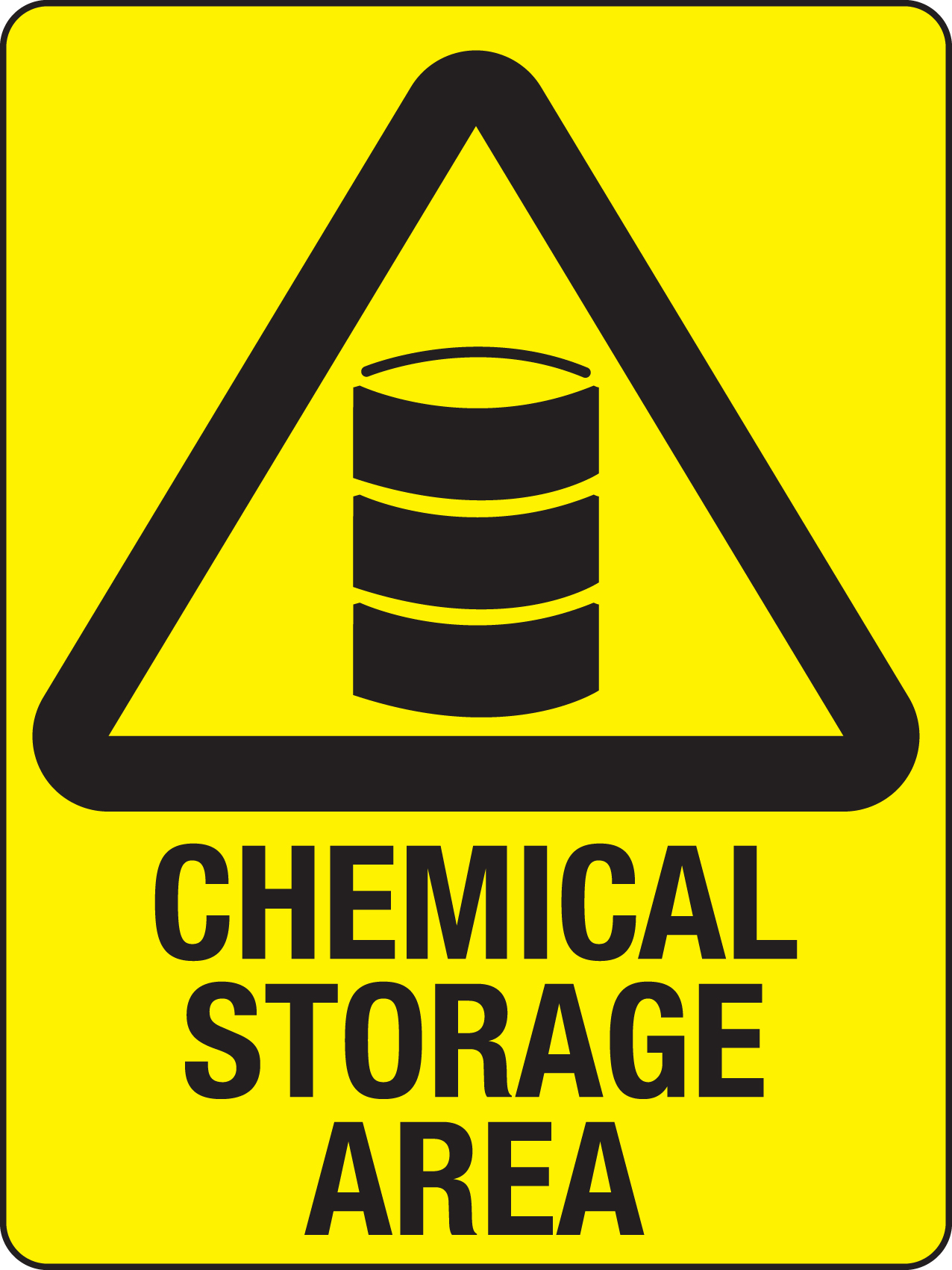 Chemical Hazard Warning Signs - Viewing Gallery