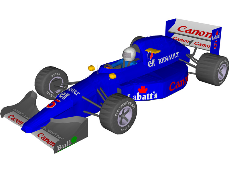 Indy Car 3D Model Download | 3D CAD Browser
