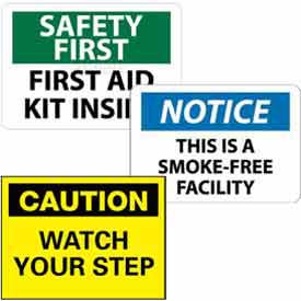 Safety Signs, Security Signs, Industrial Safety Sign, OSHA Safety ...