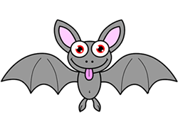 Little Cartoon Bat