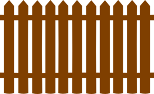 Brown Fences Clip Art - vector clip art online ...