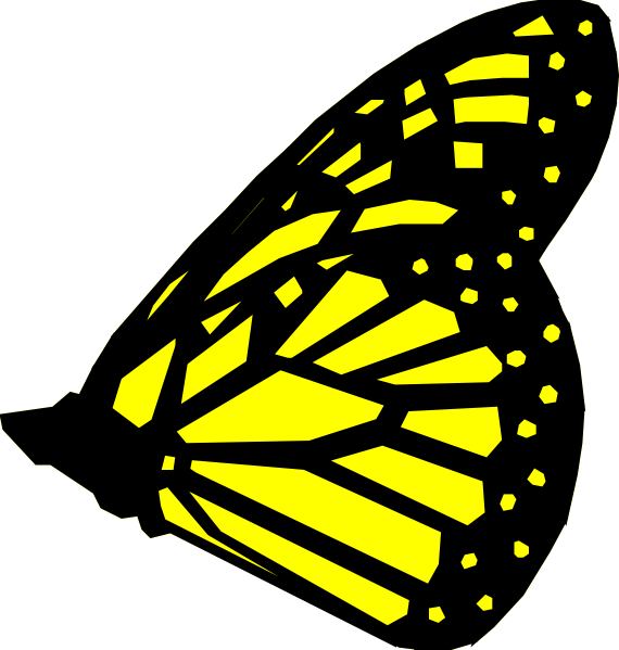 Butterfly clip art Free Vector