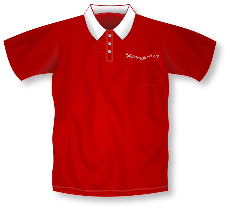 Clipart - Red Polo Shirt