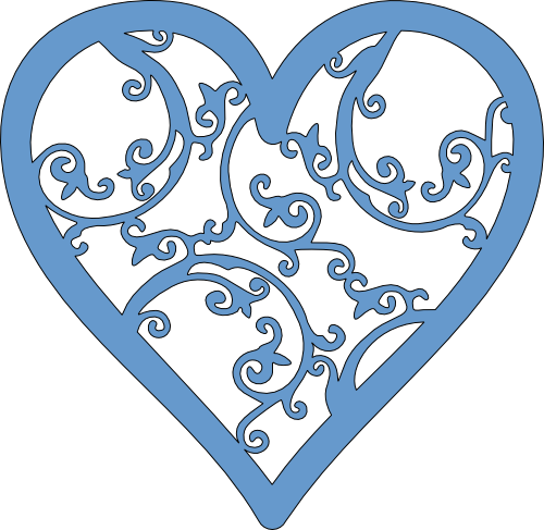 Filigree heart svg | Images By Heather M's Blog